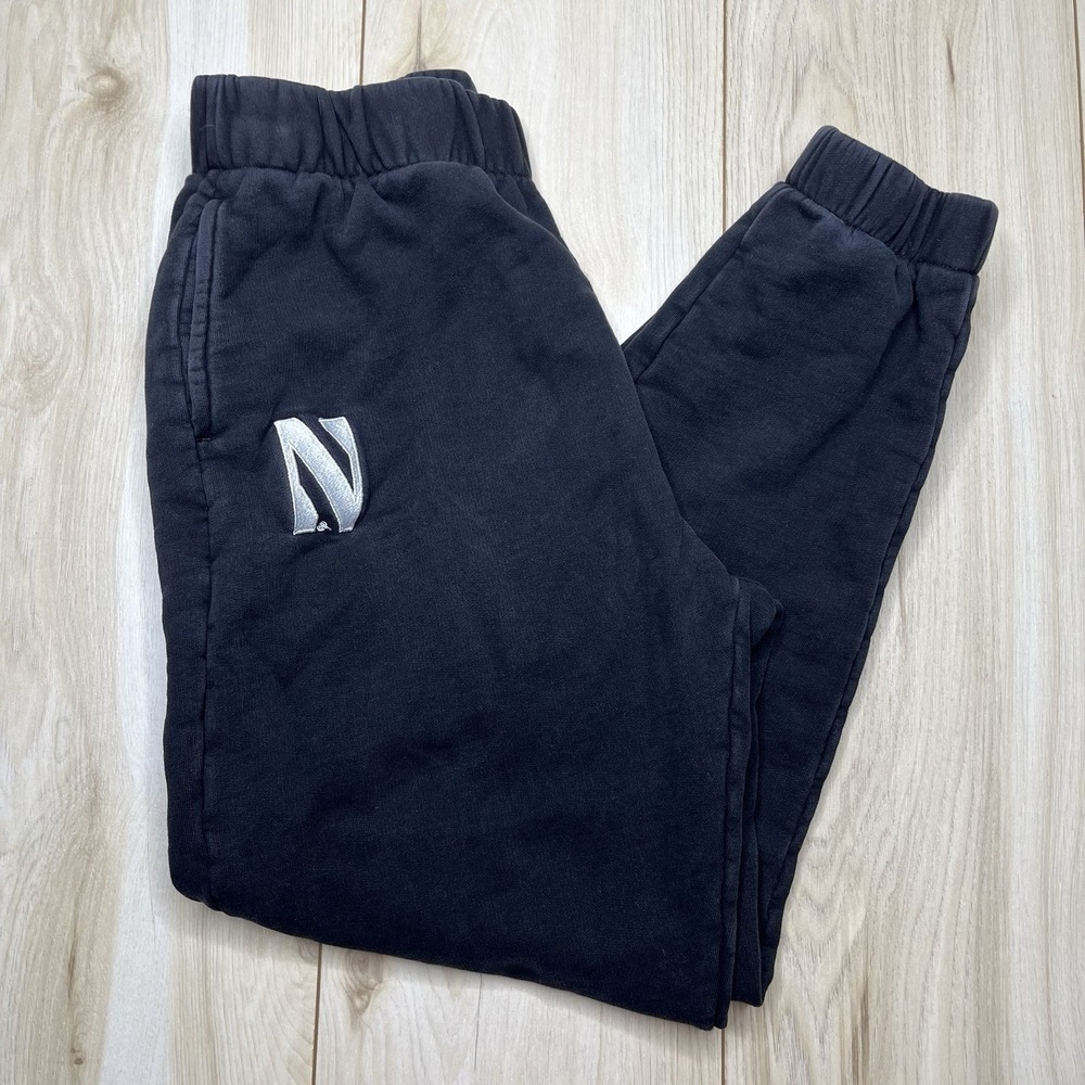 Hype And Vice Northeastern University Sweatpants Size Medium Black